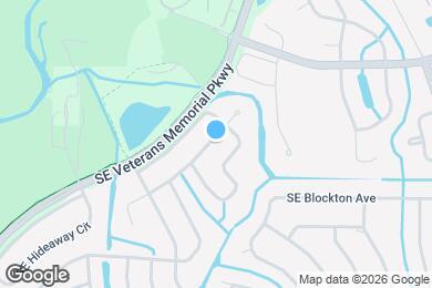 Map image of the property - 1921 SE Oxmoor Terrace