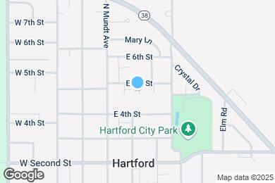 Map image of the property - 301 E 5th St