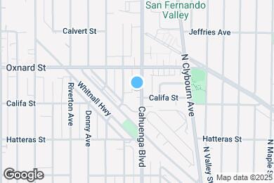 Map image of the property - 5921 Cahuenga Blvd
