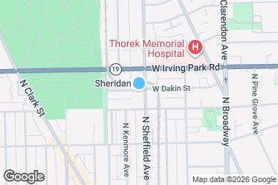 Map image of the property - 1004 W Dakin St