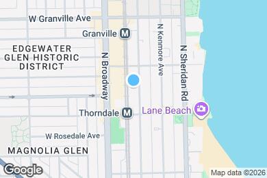 Map image of the property - 6008 N Winthrop Ave