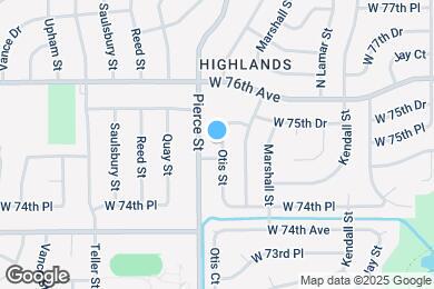 Map image of the property - 7515 Otis Street