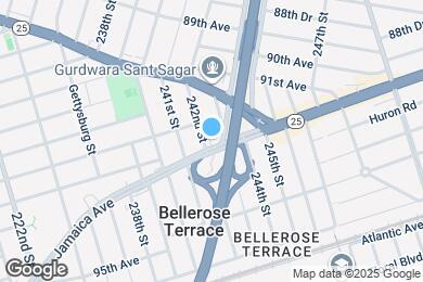 Map image of the property - 24207-1 Jamaica Ave