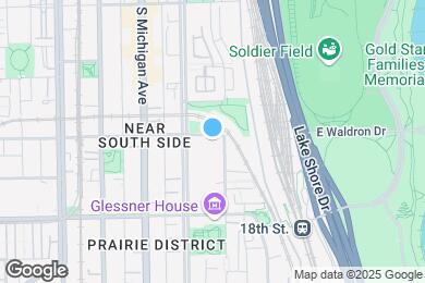 Map image of the property - 1600 S Prairie Ave