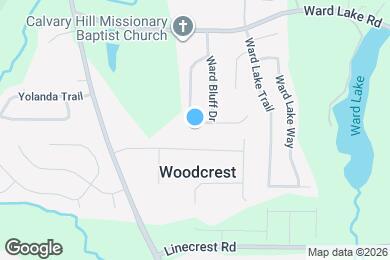 Map image of the property - 4341 Ward Bluff Ct
