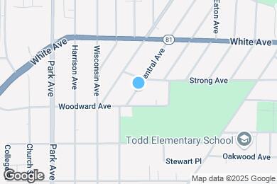 Map image of the property - 1029 Central Ave
