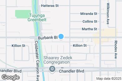 Map image of the property - 12720 Burbank Blvd