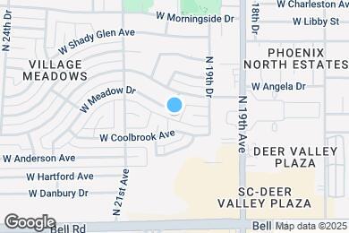 Map image of the property - 17423 N 20th Ave