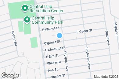 Map image of the property - 17 Cypress St