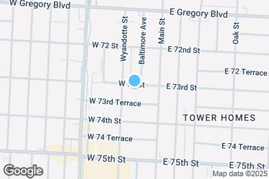 Map image of the property - 111 W 73rd St