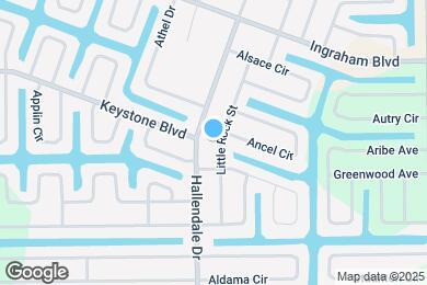 Map image of the property - 9501 Little Rock St