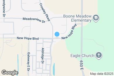 Map image of the property - 5828 New Hope Blvd