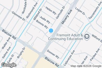 Map image of the property - 4769 Mowry Ave
