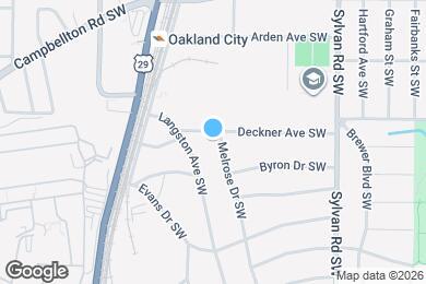 Map image of the property - 1513 Melrose Dr SW