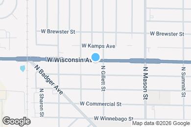 Map image of the property - 1515 W Wisconsin Ave