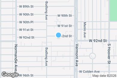 Map image of the property - 1110 W 92nd St