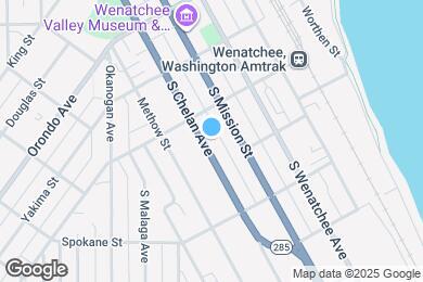 Map image of the property - 323 S Chelan Ave