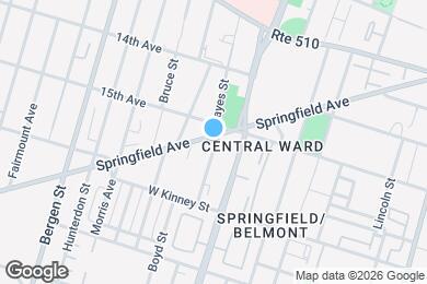 Map image of the property - 255 Springfield Ave