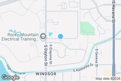 Map image of the property - 9923 E Exposition Ave
