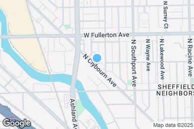 Map image of the property - 2279 N Clybourn Ave