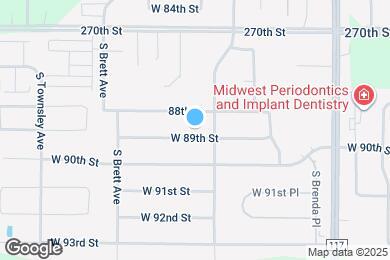 Map image of the property - 3908 W 89th St
