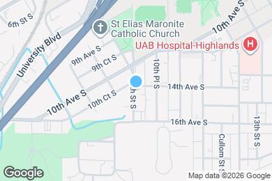 Map image of the property - 1001 14th Ave S
