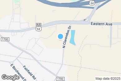 Map image of the property - 134 N Clarendon Dr