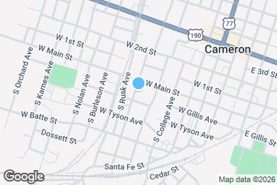 Map image of the property - 203 S Jefferson Ave