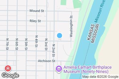 Map image of the property - 603 N 1st St