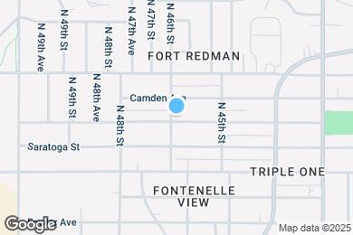 Map image of the property - 5101 N 46th St