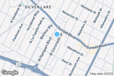 Map image of the property - 1011 1/2 N Coronado St