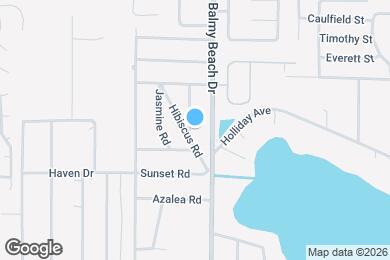 Map image of the property - 1257 Poinsettia Dr