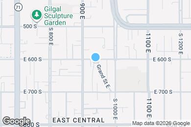 Map image of the property - 934 E 600 S