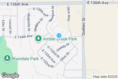 Map image of the property - 13433 Oneida Ln