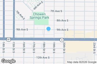 Map image of the property - 1800 9th Ave S