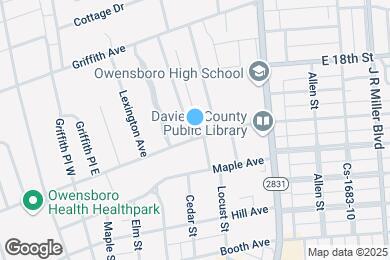 Map image of the property - 1929 Freeman Ave