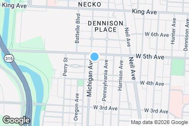 Map image of the property - 1264 Michigan Ave