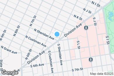 Map image of the property - 1319 N 4th St