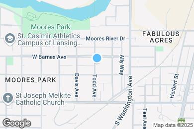 Map image of the property - 1713 Todd Ave
