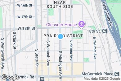 Map image of the property - 1909 S Michigan Ave