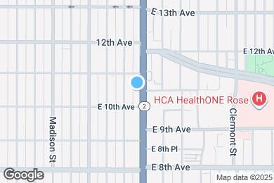 Map image of the property - 1035 Colorado Blvd