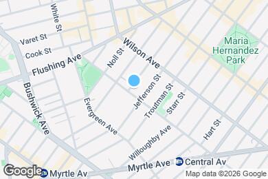 Map image of the property - CENTRAL AVENUE / Spacious Bushwick 1 Bed 1-Bath