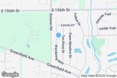 Map image of the property - 15392 Wandering Way