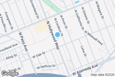 Map image of the property - 442 N Hollywood Way