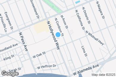 Map image of the property - 444 N Hollywood Way