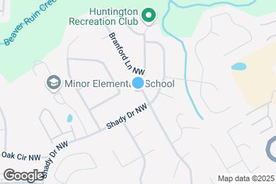 Map image of the property - 818 Huntington Way NW