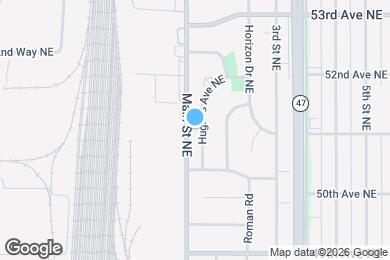 Map image of the property - 5060 Hughes Ave NE