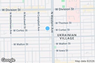 Map image of the property - 2423 W Cortez St