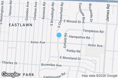 Map image of the property - 884 S Chesterfield Rd