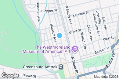 Map image of the property - 348 N Pennsylvania Ave